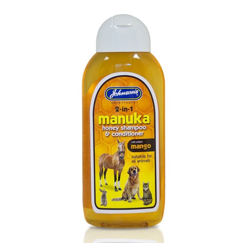 Shampooing au miel de manuka Johnsons |  Fournitures pour animaux Su-Bridge