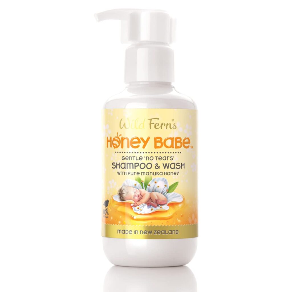 Shampoing et nettoyant pour bébé au miel de Wild Ferns (doux et ...
