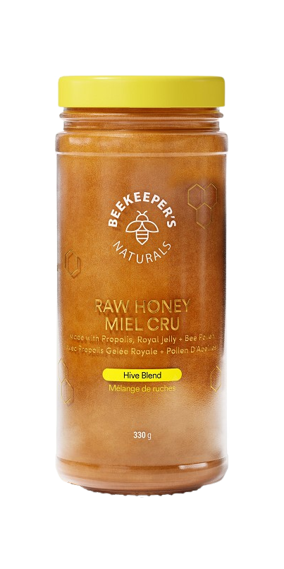 Achetez le mélange de miel brut de ruche Beekeeper's Naturals sur Well.ca | 